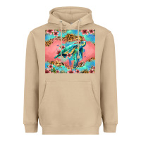 Mushroom floral turtle Heavyweight Hoodie - Jasminsmagicworld