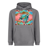 Storm floral turtle Heavyweight Hoodie - Jasminsmagicworld