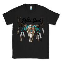 Black wild soul boho skull Classic Tee - RanaPortraitStore