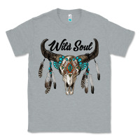 Heather Grey wild soul boho skull Classic Tee - RanaPortraitStore