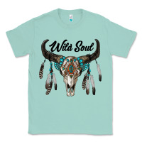 Seafoam wild soul boho skull Classic Tee - RanaPortraitStore