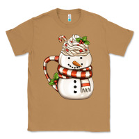 Toasted Coconut Christmas Snowman Coffee Cup Classic Tee - FaDigitalArtStudio