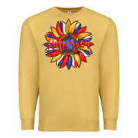 Antique Gold america with american flag colors and sunflower with star Premium Sweatshirt - Artiststas