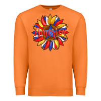 Carrot america with american flag colors and sunflower with star Premium Sweatshirt - Artiststas