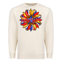 Sandshell america with american flag colors and sunflower with star Premium Sweatshirt - Artiststas