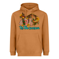 Meerkat tis the seasin with christmas cake abd jesus Heavyweight Hoodie - AdoDesignShop