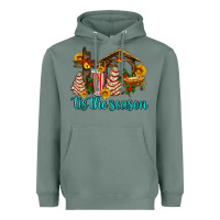 Sage tis the seasin with christmas cake abd jesus Heavyweight Hoodie - AdoDesignShop