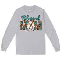 Moon Dust western blessed mom with baseball Long Sleeve Tee - texasbilliewilder
