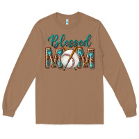 Toasted Coconut western blessed mom with baseball Long Sleeve Tee - texasbilliewilder