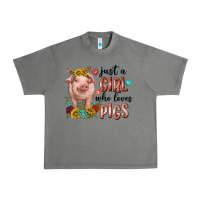 Tornado western just girl who loves pigs Urban Heavy Tee - texasbilliewilder