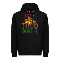 Black let s taco bout it Premium Hoodie - MaliasSmallBusiness