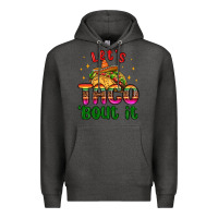 Charcoal Heather let s taco bout it Premium Hoodie - MaliasSmallBusiness