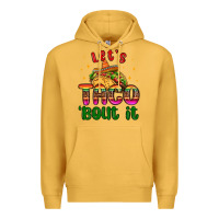 Mustard let s taco bout it Premium Hoodie - MaliasSmallBusiness