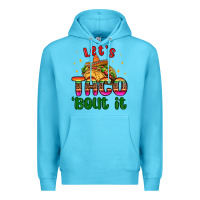 Ocean Blue let s taco bout it Premium Hoodie - MaliasSmallBusiness