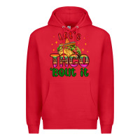 Red let s taco bout it Premium Hoodie - MaliasSmallBusiness