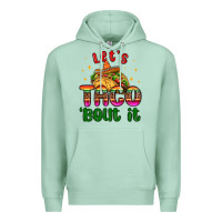 Seafoam let s taco bout it Premium Hoodie - MaliasSmallBusiness