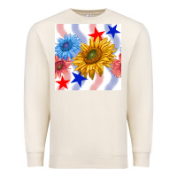 Sandshell patriotic sunflowers Premium Sweatshirt - BundleAndBundleShop