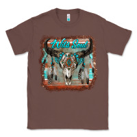 Chestnut wild soul boho skull with background Classic Tee - RanaPortraitStore