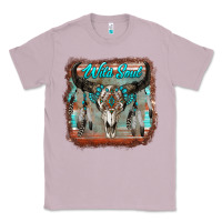 Lilac wild soul boho skull with background Classic Tee - RanaPortraitStore