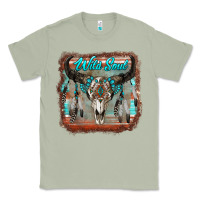 Matcha wild soul boho skull with background Classic Tee - RanaPortraitStore
