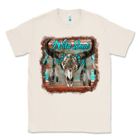 Natural wild soul boho skull with background Classic Tee - RanaPortraitStore