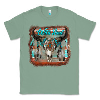 Sage wild soul boho skull with background Classic Tee - RanaPortraitStore