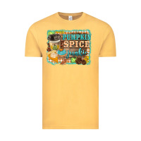 Vintage Mustard pumpkin spice junkie Vintage Tee - BarkalooDesign