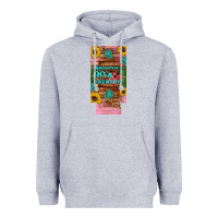 Raised 90's Country Guitar Cactus Sunflower's 12 Oz Can Cooler  (slim) Heavyweight Hoodie | Teevron