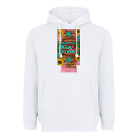 White raised 90's country guitar cactus sunflower's 12 oz can cooler  (slim) Heavyweight Hoodie - Artiststas