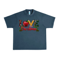 Midnight Navy Western Christmas Love Urban Heavy Tee - RanaPortraitStore