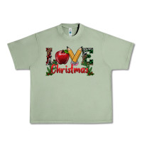 Oil Green Western Christmas Love Urban Heavy Tee - RanaPortraitStore