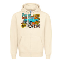 Sandshell farm fresh pumpkin Zipper Hoodie - CowhideDigitalArt