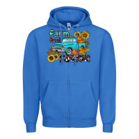 True Royal farm fresh pumpkin Zipper Hoodie - CowhideDigitalArt