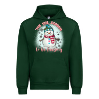 Forest Green 'tis the season to be freezing Urban Hoodie - MaliasSmallBusiness