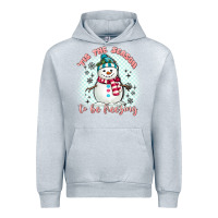 Heather Grey 'tis the season to be freezing Urban Hoodie - MaliasSmallBusiness