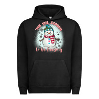 Pigment Black 'tis the season to be freezing Urban Hoodie - MaliasSmallBusiness