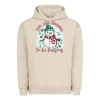 Pigment French Oak 'tis the season to be freezing Urban Hoodie - MaliasSmallBusiness