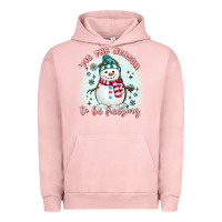 Pigment Salmon 'tis the season to be freezing Urban Hoodie - MaliasSmallBusiness