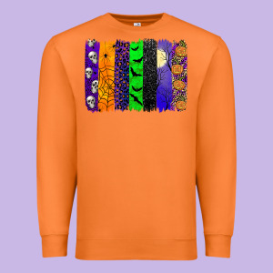 Halloween Brush Stroke Premium Sweatshirt Designed By Jahusdesignshop