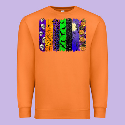 Halloween Brush Stroke Premium Sweatshirt Designed By Jahusdesignshop