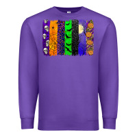 Purple halloween brush stroke Premium Sweatshirt - JahusDesignShop