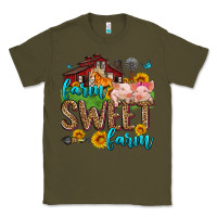 Army Green farm sweet farm Classic Tee - Zillion Design Studio