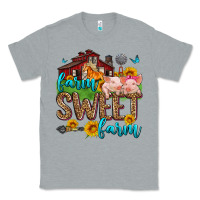 Heather Grey farm sweet farm Classic Tee - Zillion Design Studio