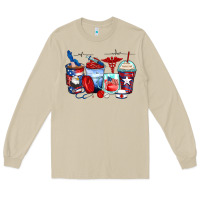 Mushroom American nurse coffee cups Long Sleeve Tee - Zillion Design Studio