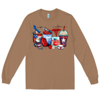 Toasted Coconut American nurse coffee cups Long Sleeve Tee - Zillion Design Studio