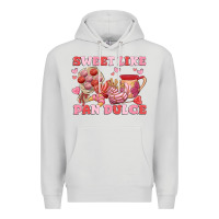 Dove Grey sweet like pan dulce Premium Hoodie - MaliasSmallBusiness