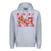 Heather Grey sweet like pan dulce Premium Hoodie - MaliasSmallBusiness