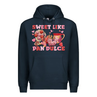 Navy sweet like pan dulce Premium Hoodie - MaliasSmallBusiness