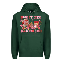 Sports Green sweet like pan dulce Premium Hoodie - MaliasSmallBusiness