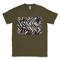 Army Green zebra pattern background Classic Tee - BarkalooDesign